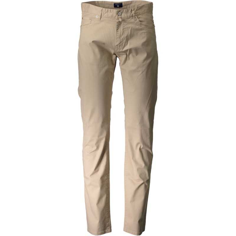 GANT MEN'S BEIGE TROUSERS