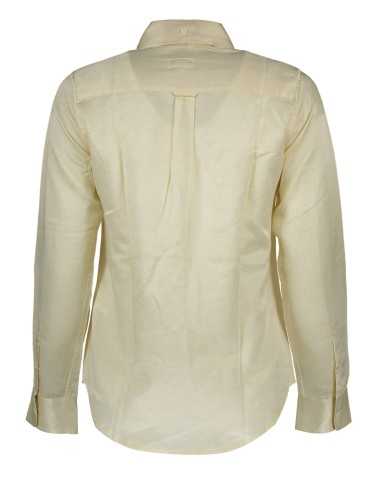 GANT WOMEN'S LONG SLEEVE BEIGE SHIRT