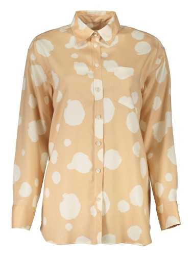 GANT WOMEN'S LONG SLEEVE BEIGE SHIRT