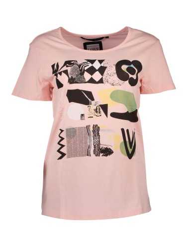 SILVIAN HEACH T-SHIRT MANICHE CORTE DONNA ROSA