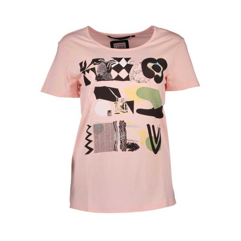 SILVIAN HEACH WOMEN'S SHORT SLEEVE T-SHIRT PINK