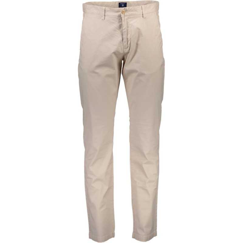 GANT MEN'S BEIGE TROUSERS