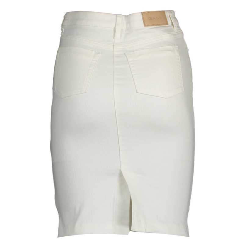 GANT SKIRT LONGUETTE WOMAN WHITE