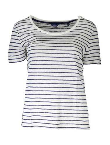 GANT T-SHIRT MANICHE CORTE DONNA BIANCO