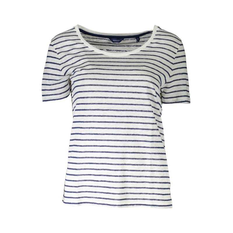 GANT T-SHIRT MANICHE CORTE DONNA BIANCO