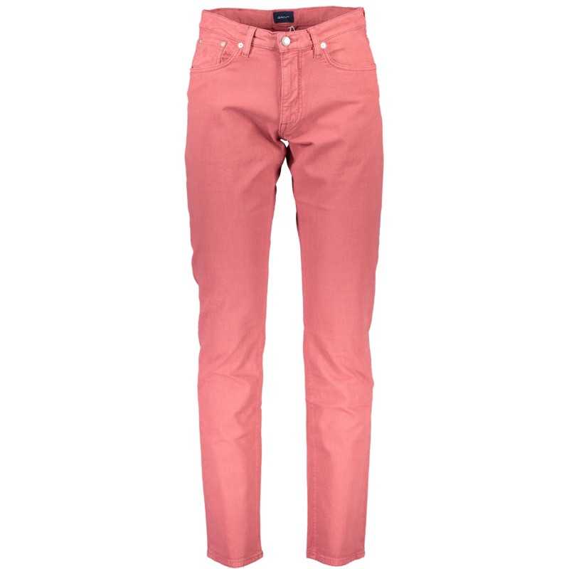 GANT RED MEN'S TROUSERS