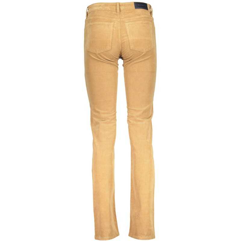 GANT WOMEN'S BROWN TROUSERS