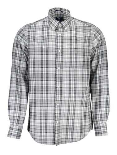 GANT CAMICIA MANICHE LUNGHE UOMO GRIGIO