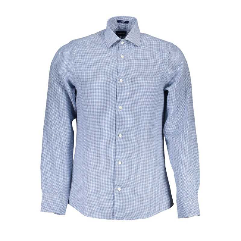 GANT MEN'S BLUE LONG SLEEVE SHIRT