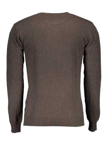 US POLO BROWN MEN'S SWEATER