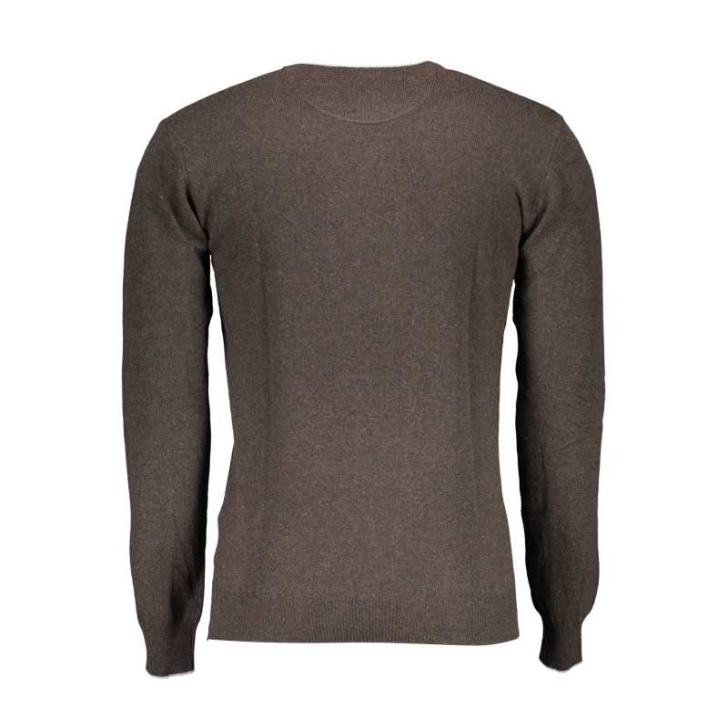 US POLO BROWN MEN'S SWEATER