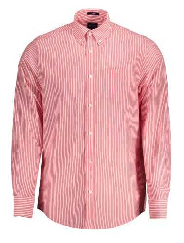 GANT MEN'S RED LONG SLEEVE SHIRT