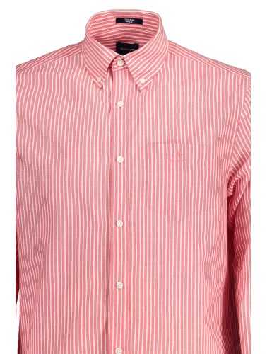 GANT MEN'S RED LONG SLEEVE SHIRT