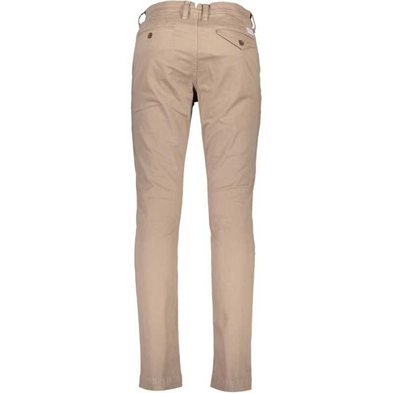 US POLO BEIGE MEN'S TROUSERS