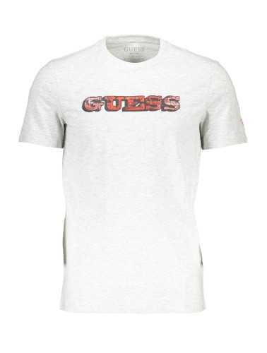 GUESS JEANS MEN'S SHORT SLEEVE T-SHIRT GRAY