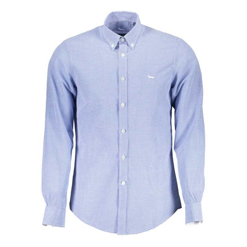 HARMONT & BLAINE MEN'S BLUE LONG SLEEVE SHIRT