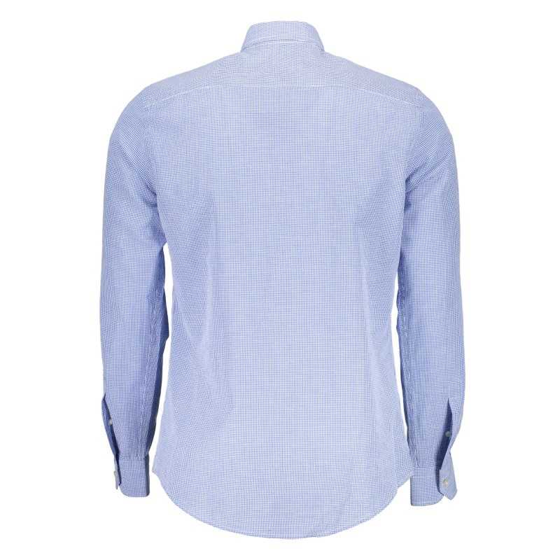 HARMONT & BLAINE MEN'S BLUE LONG SLEEVE SHIRT