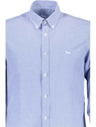 HARMONT & BLAINE MEN'S BLUE LONG SLEEVE SHIRT