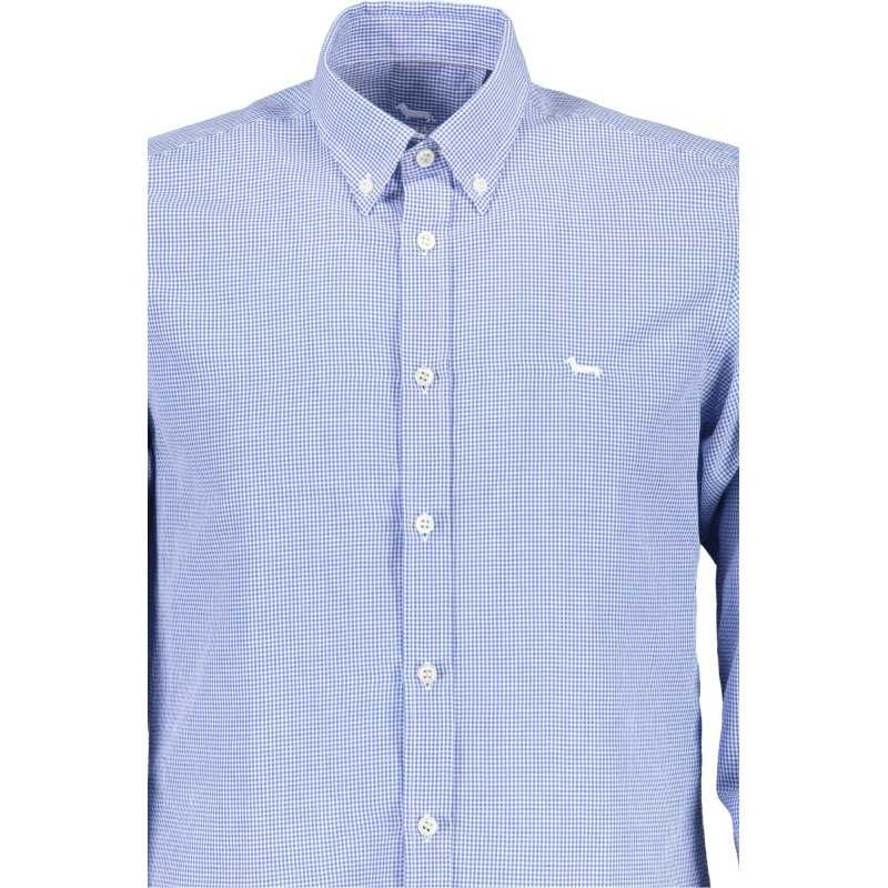 HARMONT & BLAINE MEN'S BLUE LONG SLEEVE SHIRT