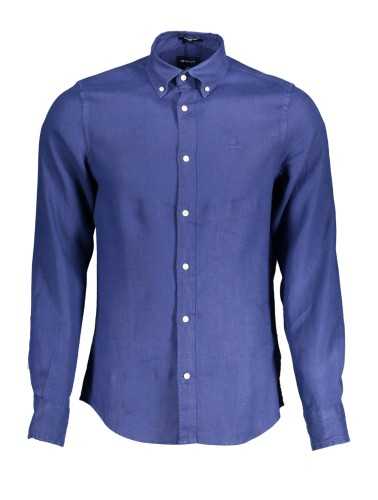 GANT MEN'S BLUE LONG SLEEVE SHIRT