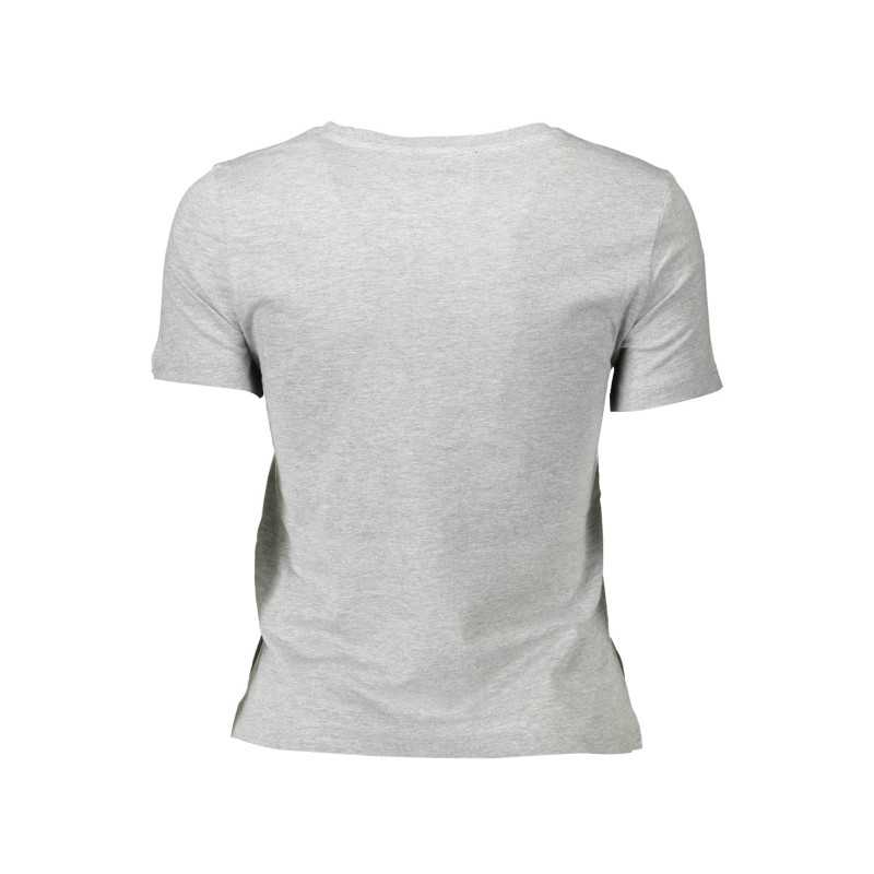 GUESS JEANS WOMEN'S SHORT SLEEVE T-SHIRT GRAY