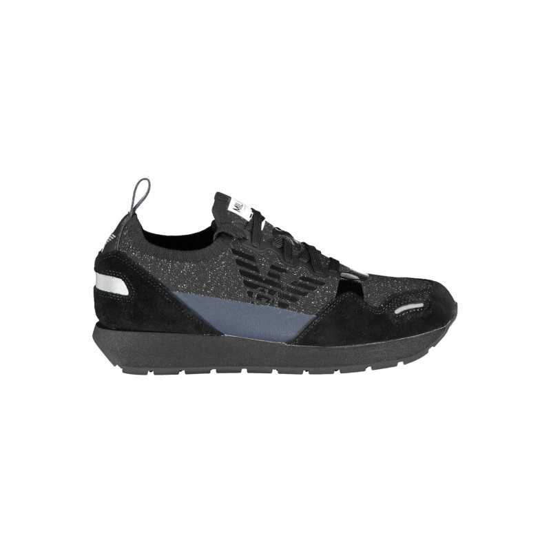 EMPORIO ARMANI WOMEN'S SPORT SHOES BLACK