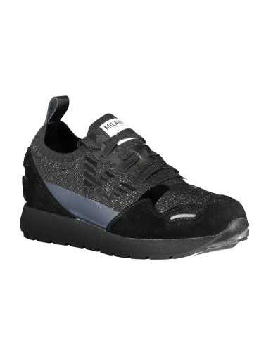 EMPORIO ARMANI WOMEN'S SPORT SHOES BLACK