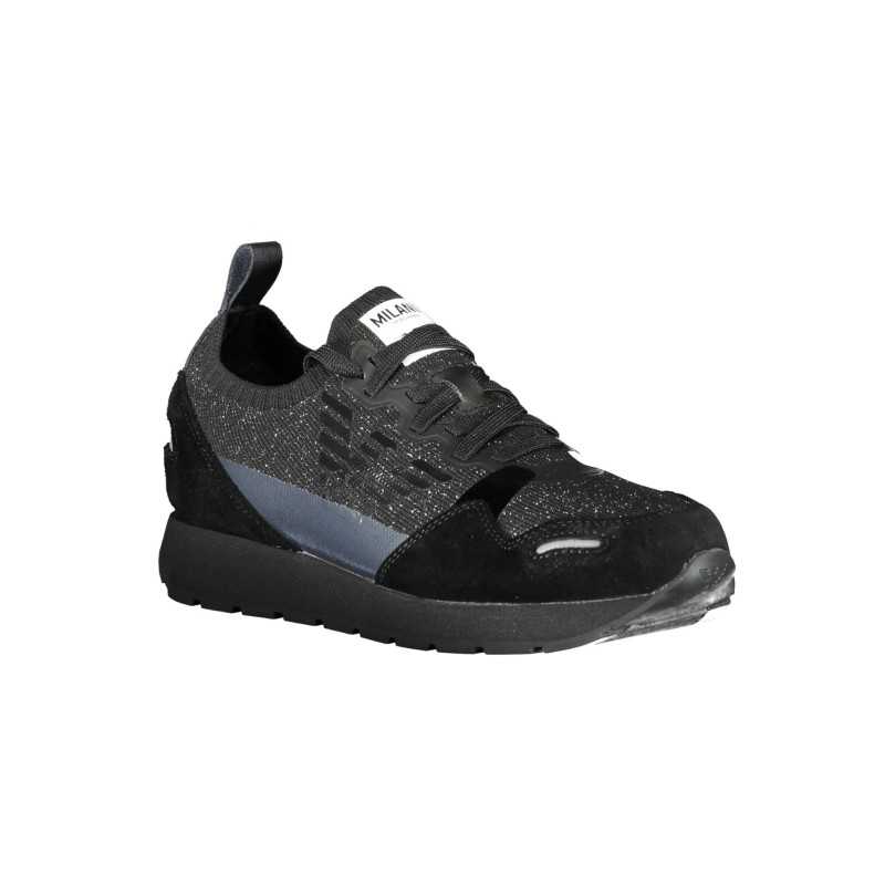 EMPORIO ARMANI WOMEN'S SPORT SHOES BLACK