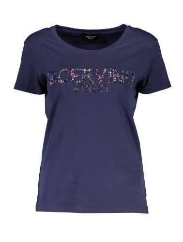 SCERVINO STREET T-SHIRT MANICHE CORTE DONNA BLU