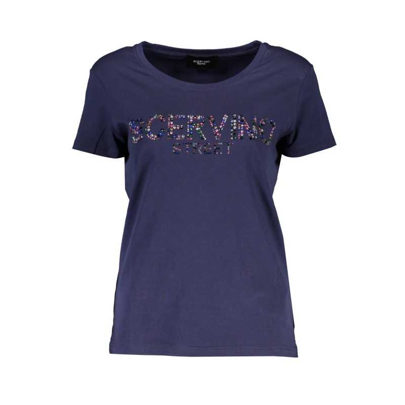 SCERVINO STREET WOMEN'S SHORT SLEEVE T-SHIRT BLUE