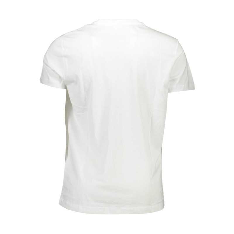 DIESEL WHITE MEN'S SHORT SLEEVE T-SHIRT