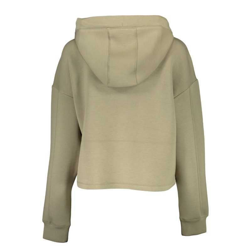 GUESS JEANS SWEATSHIRT WITHOUT ZIP WOMAN GREEN