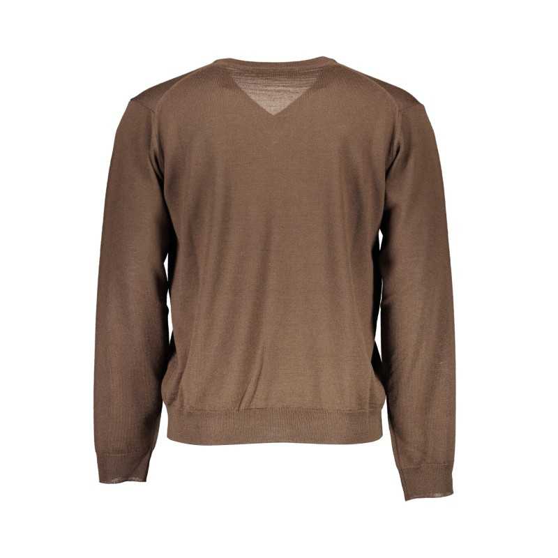 ROMEO GIGLI BROWN MEN'S SWEATER