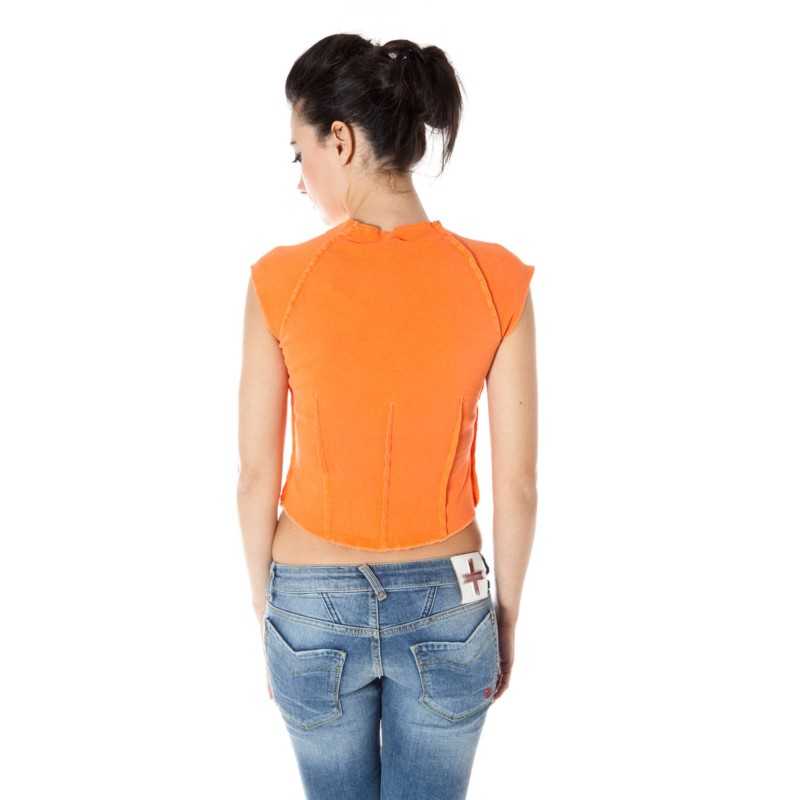 ZUELEMENTS WOMEN'S SHORT SLEEVE T-SHIRT ORANGE