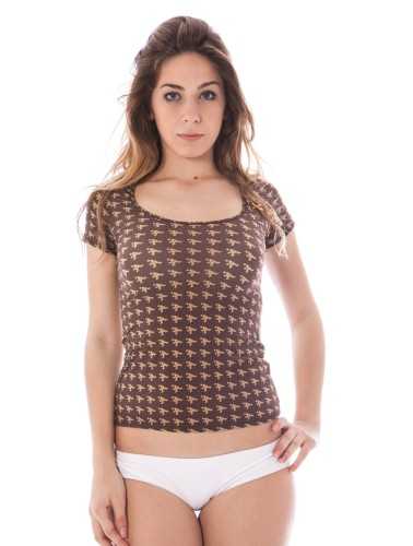 A-STYLE BROWN WOMAN EXTERNAL T-SHIRT