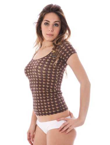 A-STYLE BROWN WOMAN EXTERNAL T-SHIRT