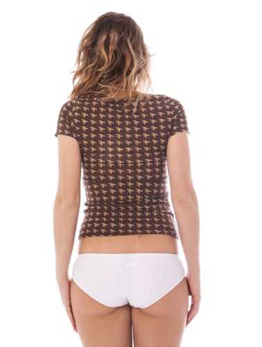 A-STYLE BROWN WOMAN EXTERNAL T-SHIRT