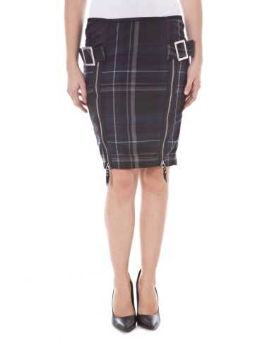 DATCH SHORT SKIRT WOMAN BLUE