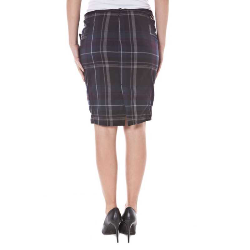 DATCH SHORT SKIRT WOMAN BLUE