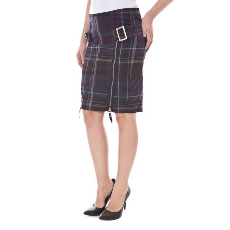 DATCH SHORT SKIRT WOMAN BLUE