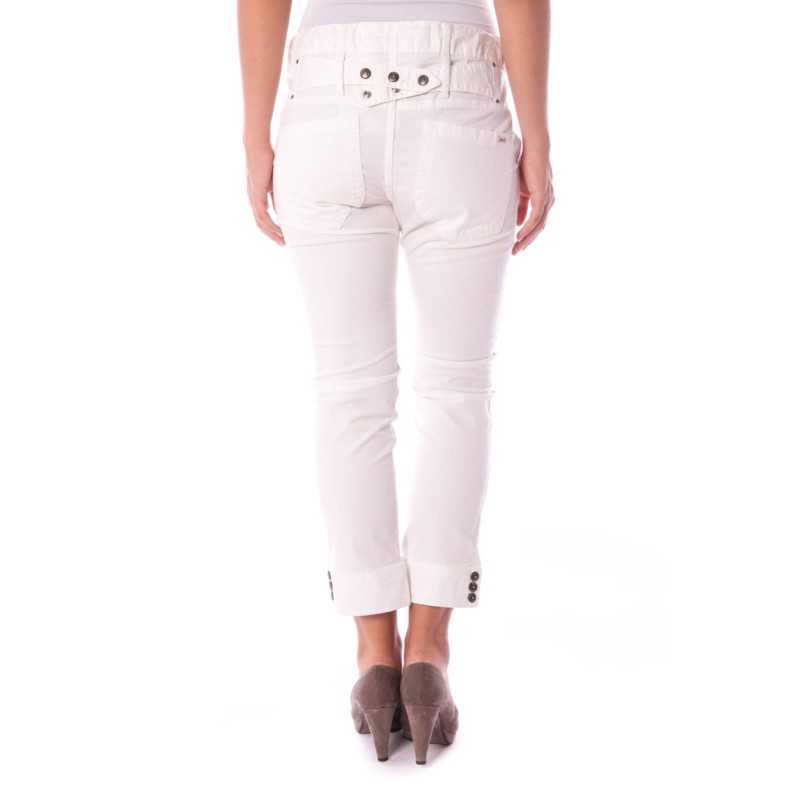 COLCCI PANTALONE PESCATORA DONNA BIANCO