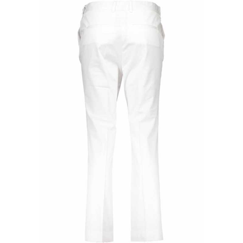 GANT WOMEN'S WHITE TROUSERS