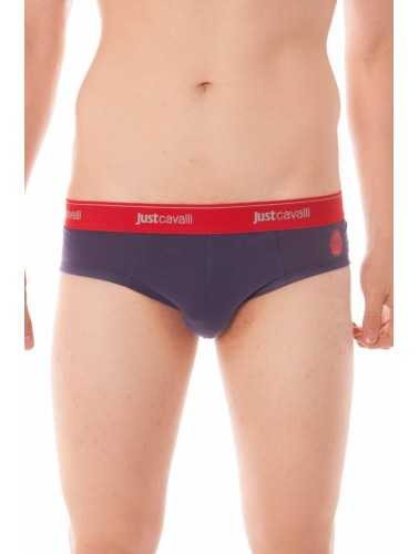 JUST CAVALLI MEN'S BLUE BRIEFS