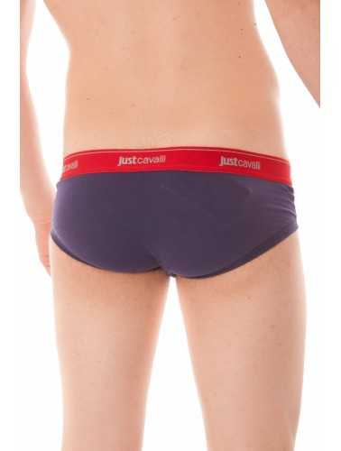 JUST CAVALLI MEN'S BLUE BRIEFS