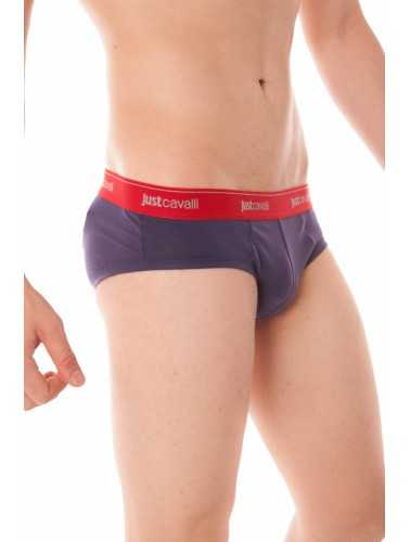 JUST CAVALLI MEN'S BLUE BRIEFS