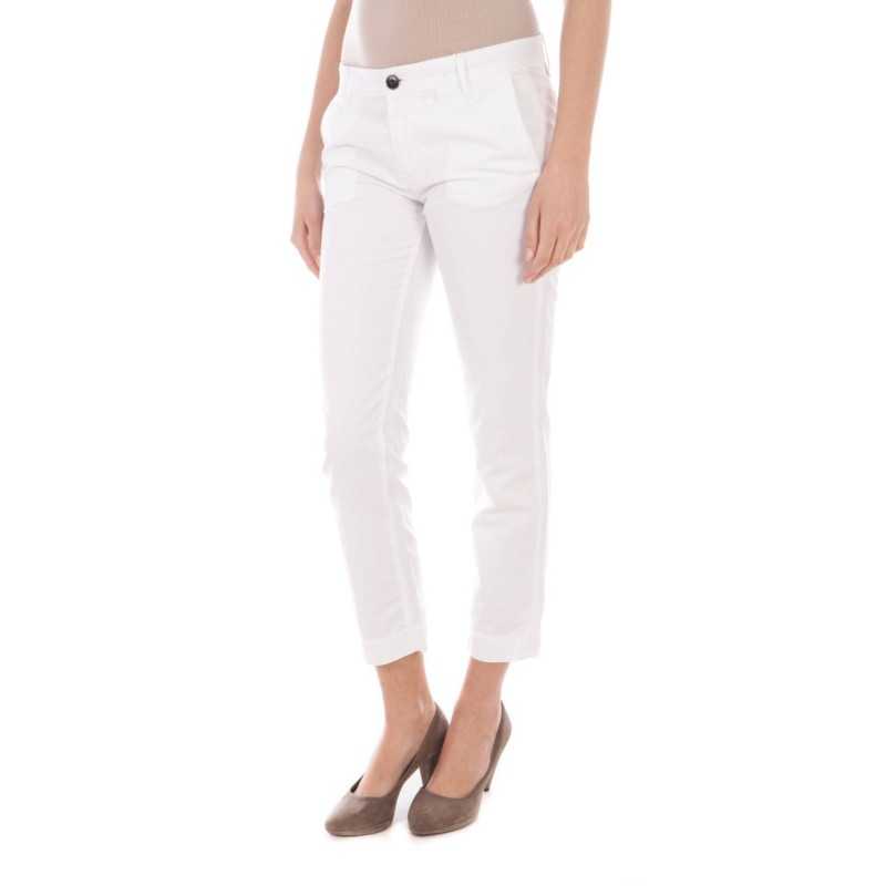 FRED PERRY PANTALONE DONNA BIANCO