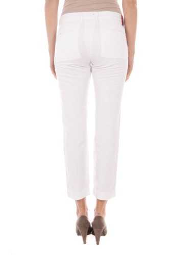 FRED PERRY PANTALONE DONNA BIANCO