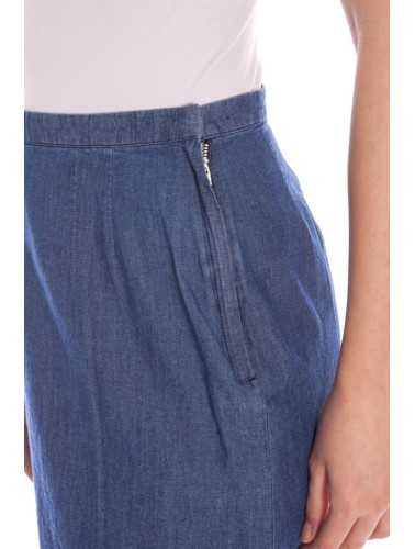 GANT WOMEN'S BLUE LONGUETTE SKIRT