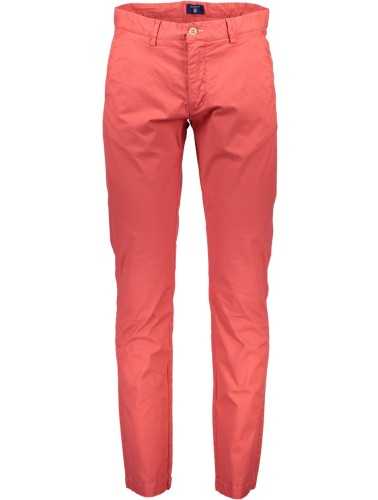 GANT RED MEN'S TROUSERS