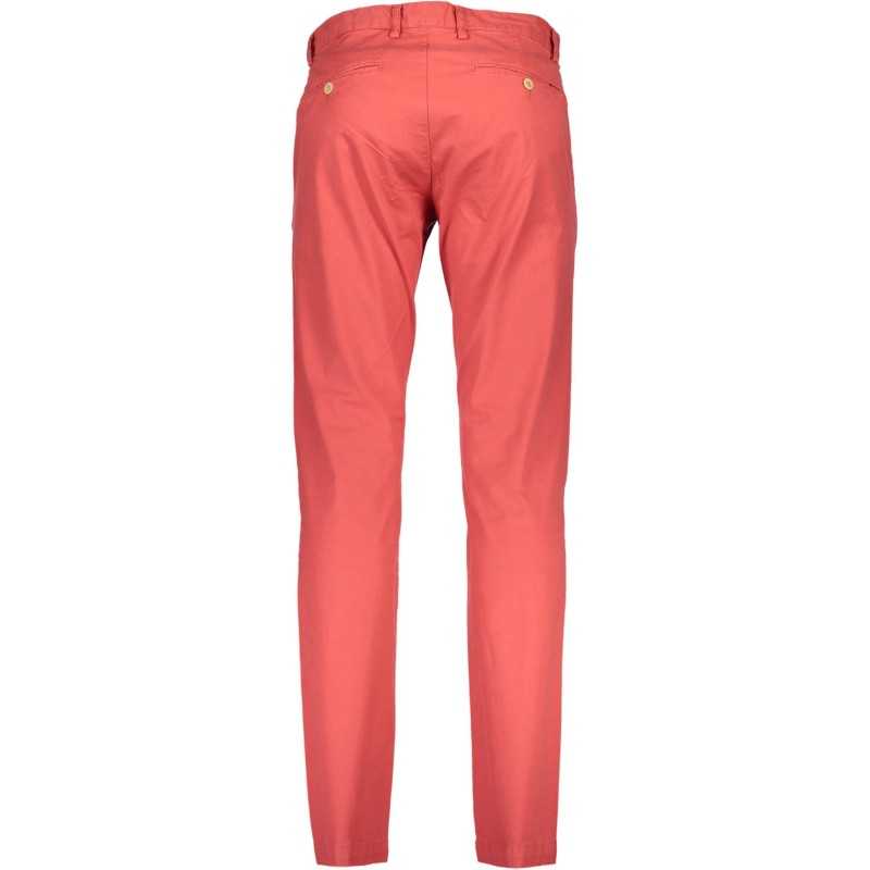 GANT RED MEN'S TROUSERS